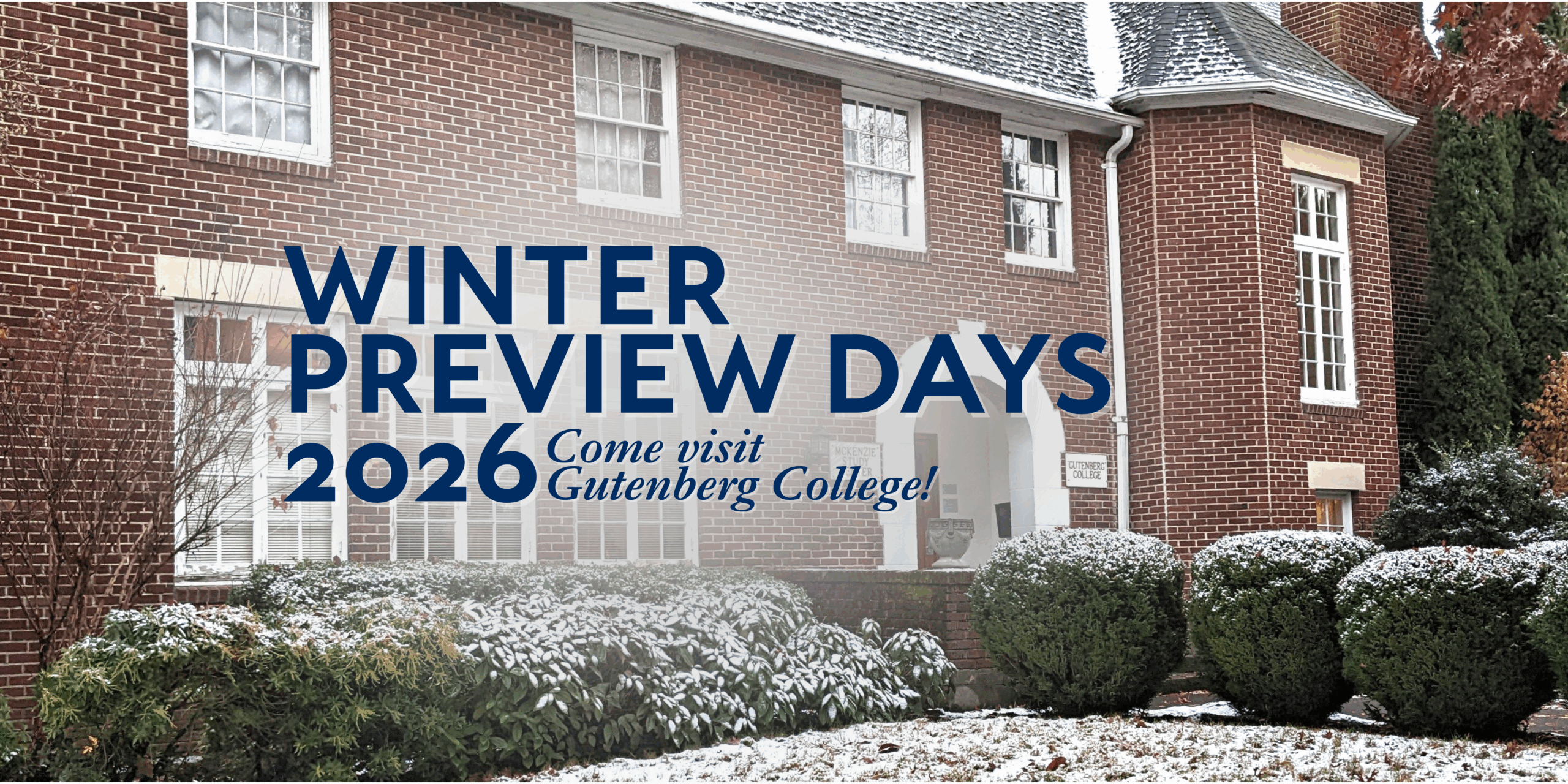 Winter PREVIEW DAYS
