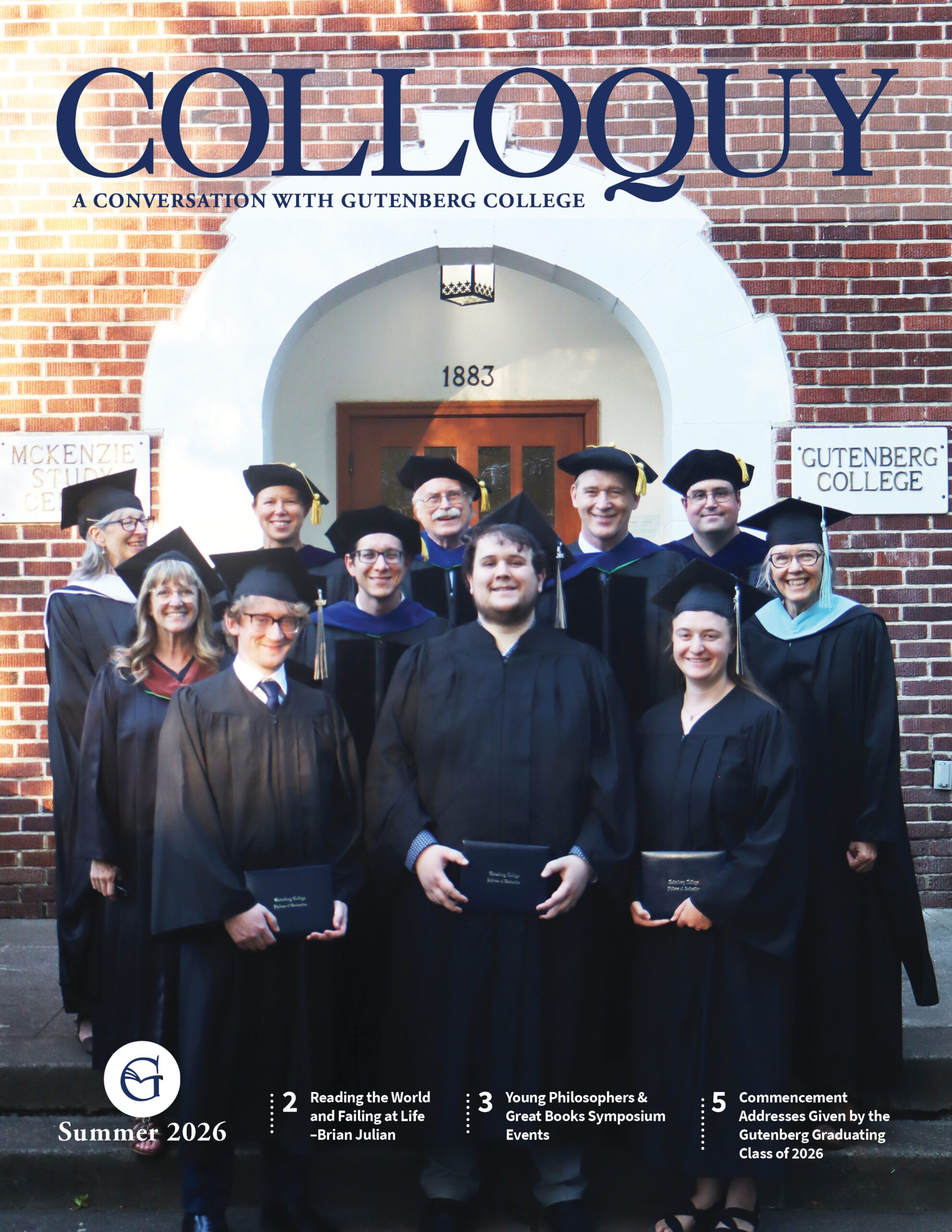 Colloquy, Summer 2026