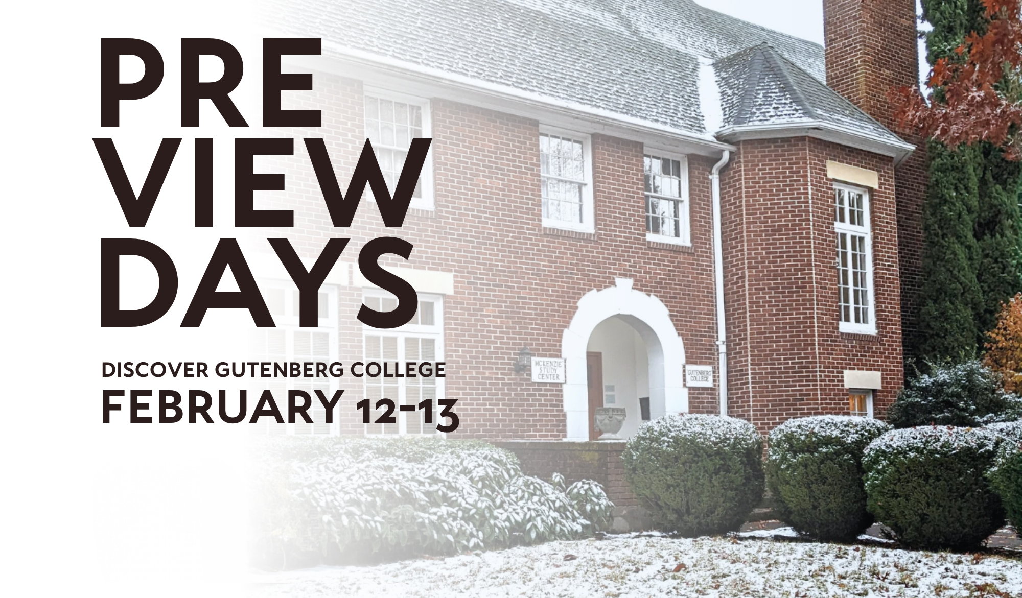 2027 Winter Preview Days